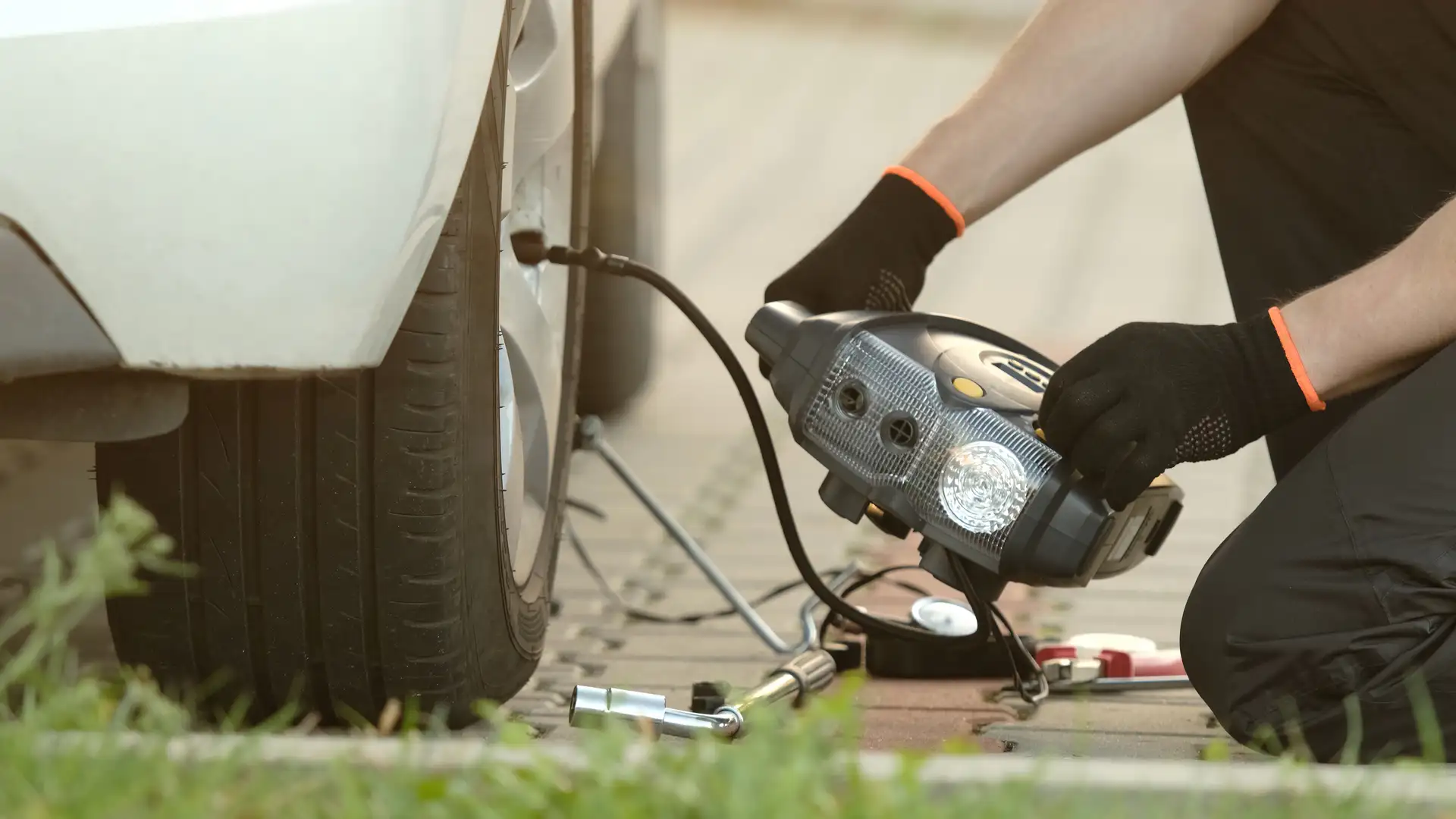 how to tire inflator