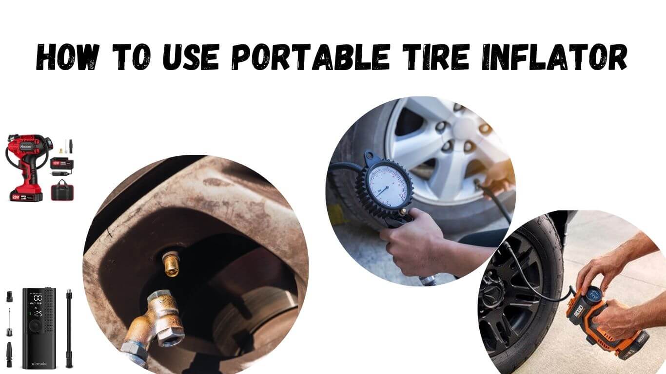 how to use portable tire inflator