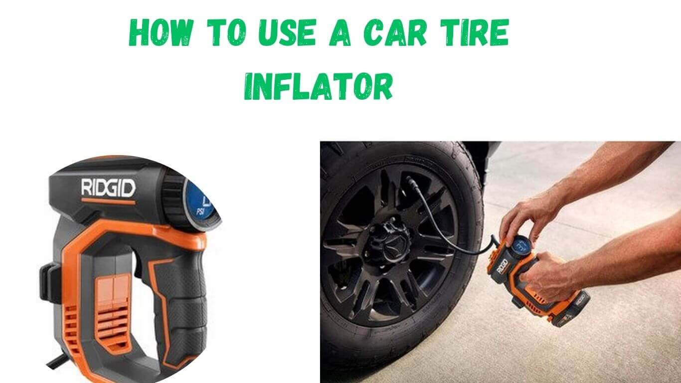 How to use a car tire inflator