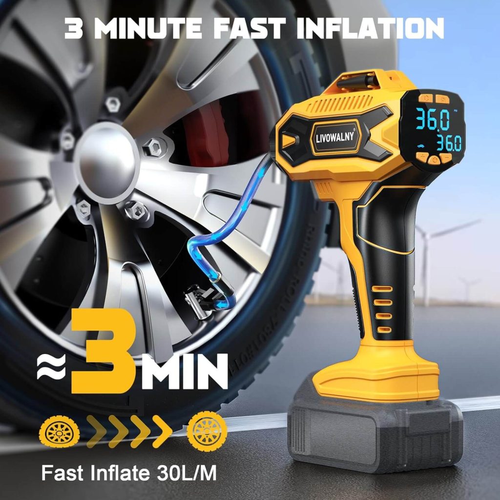 dewalt cordless tire inflator