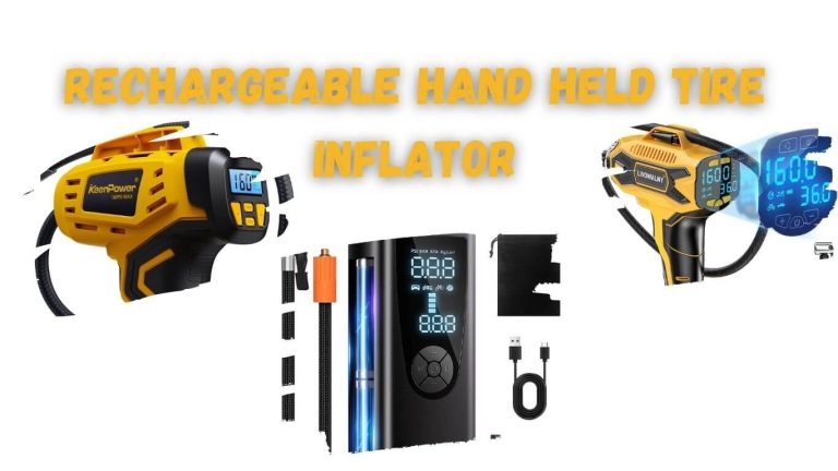 rechargeable hand held tire inflator