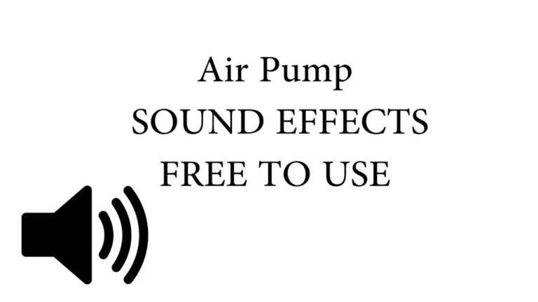 Air Pump Sound Effect