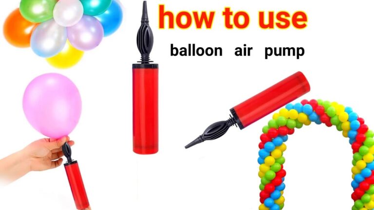 Can You Use Tire Pump for Balloons