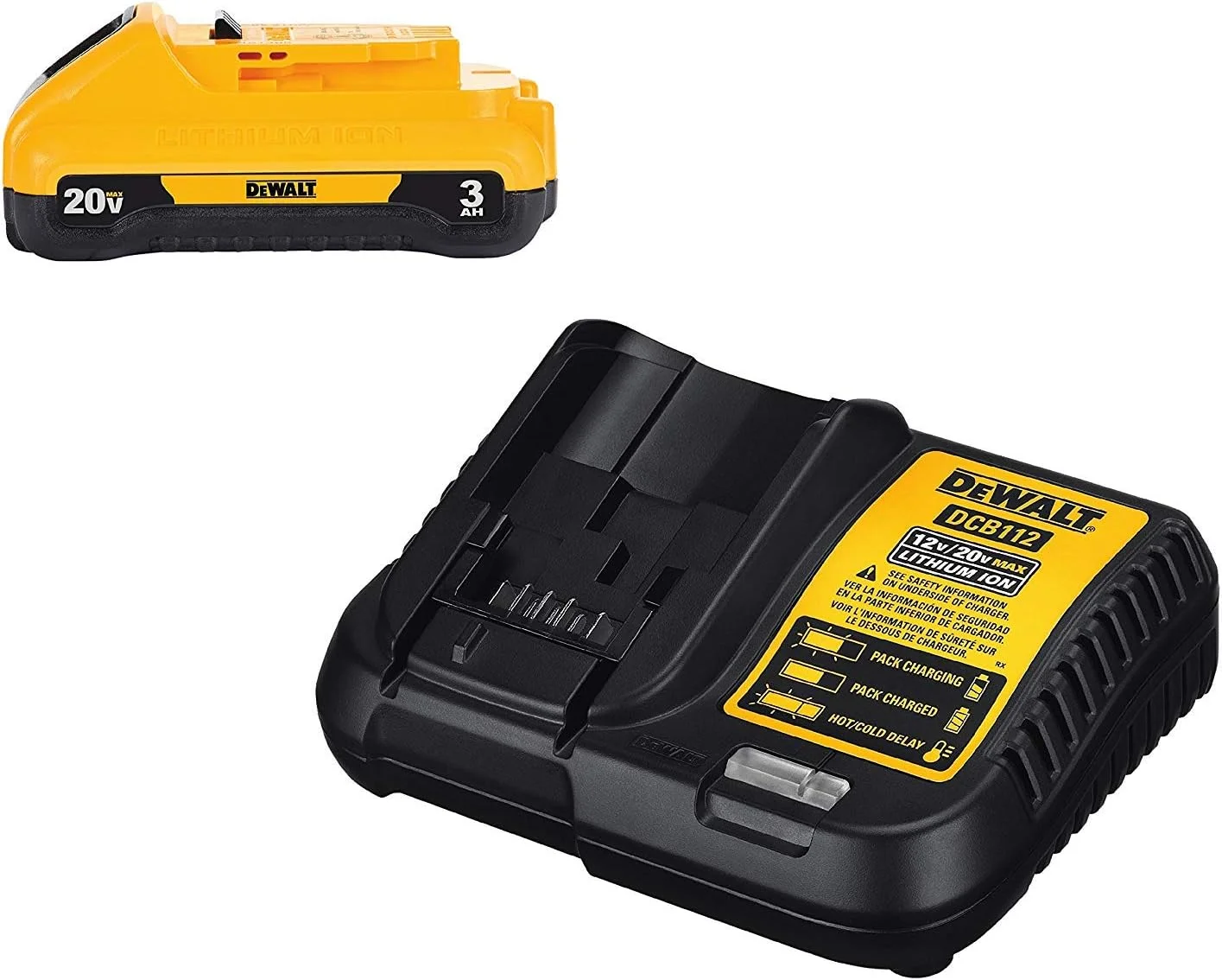 dewalt tire inflator with battery and charger