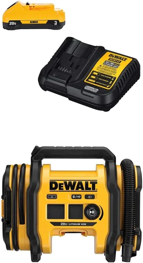 dewalt tire inflator with battery and charger