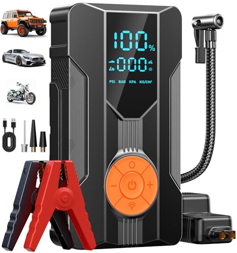 Rev Up & Inflate: The 5 Best Portable Car Jump Starter and Tire Inflator Combos for Every Driver